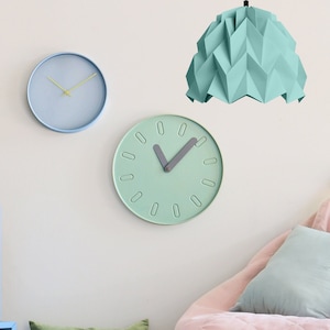 Paralume origami, lampada turchese, sala per adolescenti colorata, paralume di carta unico, arredamento della stanza turchese, luci turchesi in sospeso, per bambini