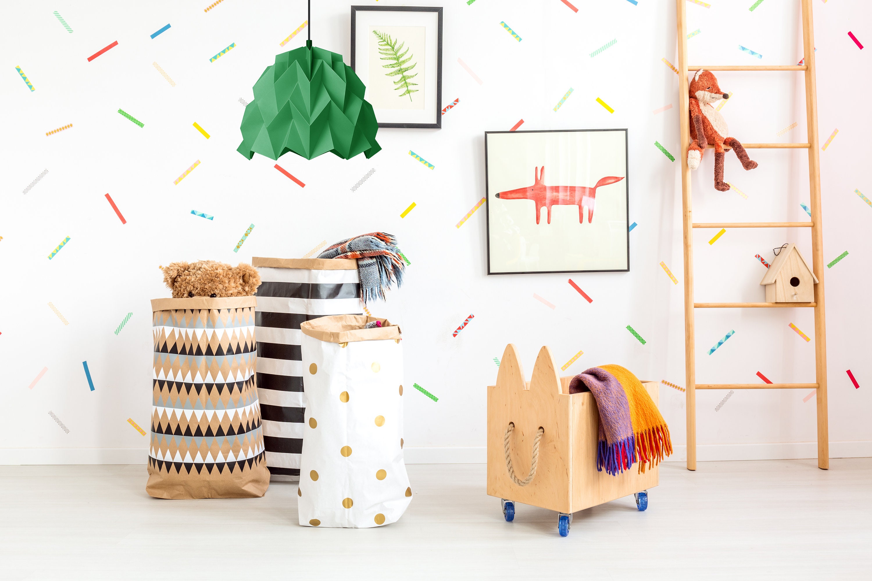 abat-jour Origami, abat-jour