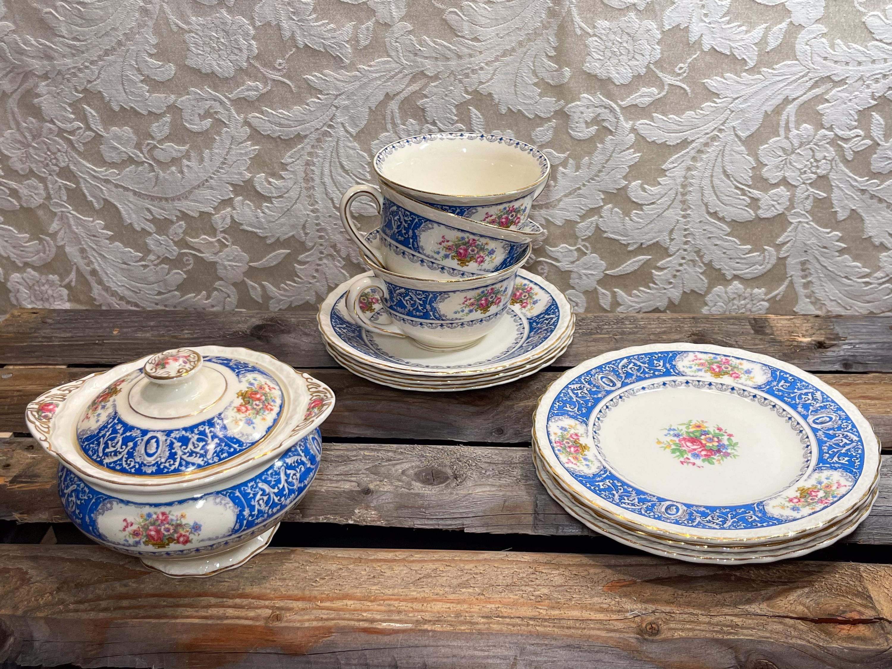 Staffordshire Rose - Etsy