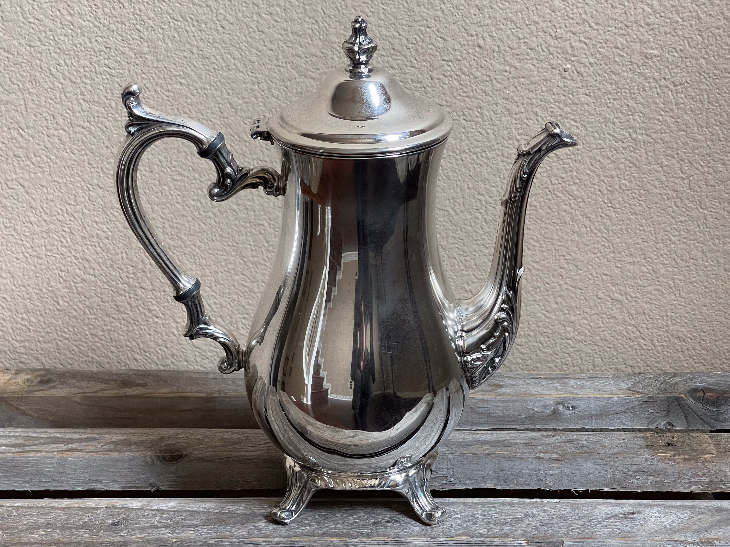 20-60代 人気ファッションブランド Vintage WM Rogers & Son Silver 800 Coffee Pot/teapot その他