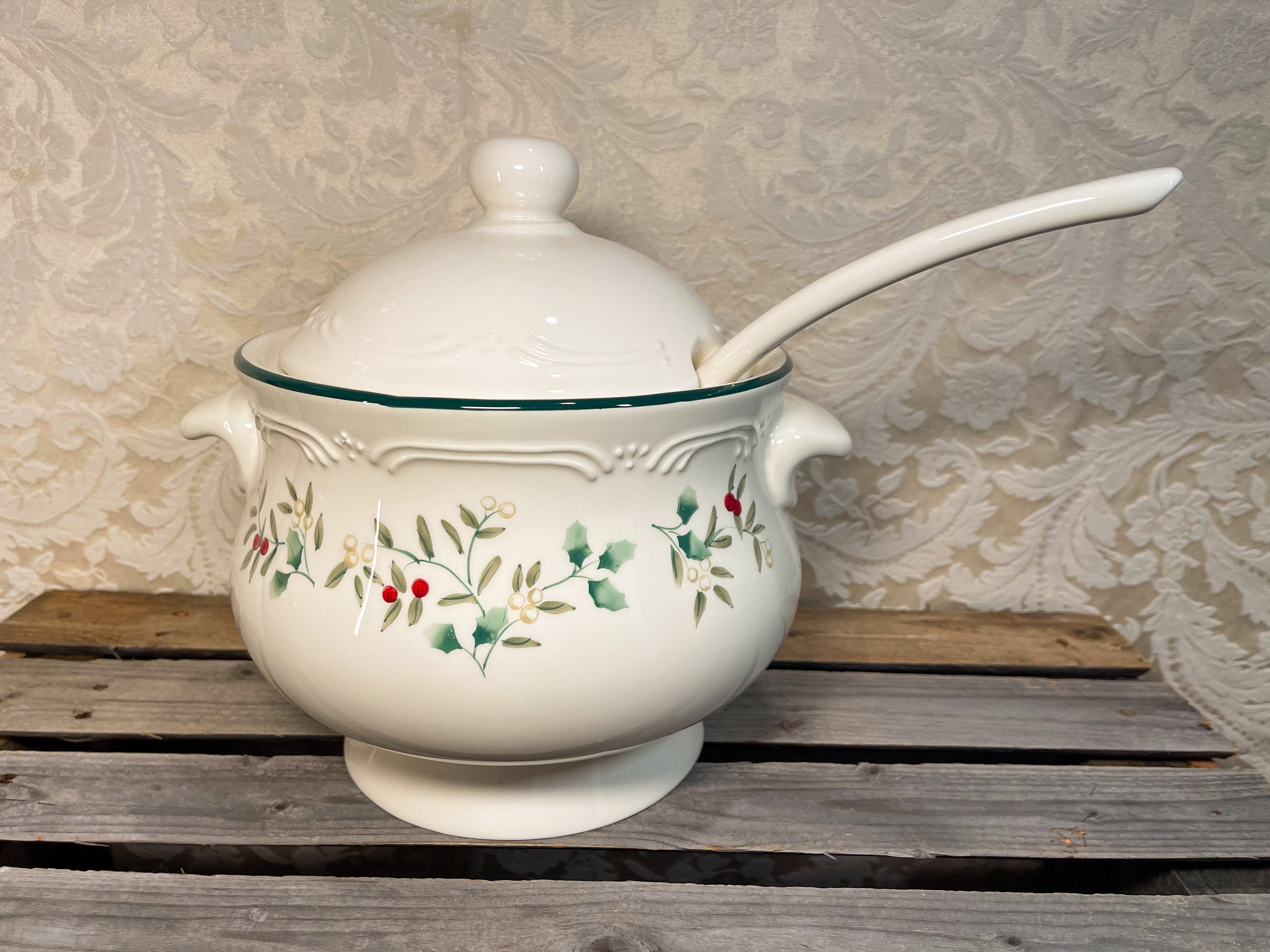 Winterberry Covered Soup Bowl By Pfaltzgraff | , Ltd - View #2