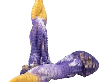Amethysta Fantasy Dildo | Twisting Silicone Dildo | Geeky Sex Toys