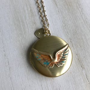 Änglavinge-minnesmedaljong med fotoalternativ bild 4