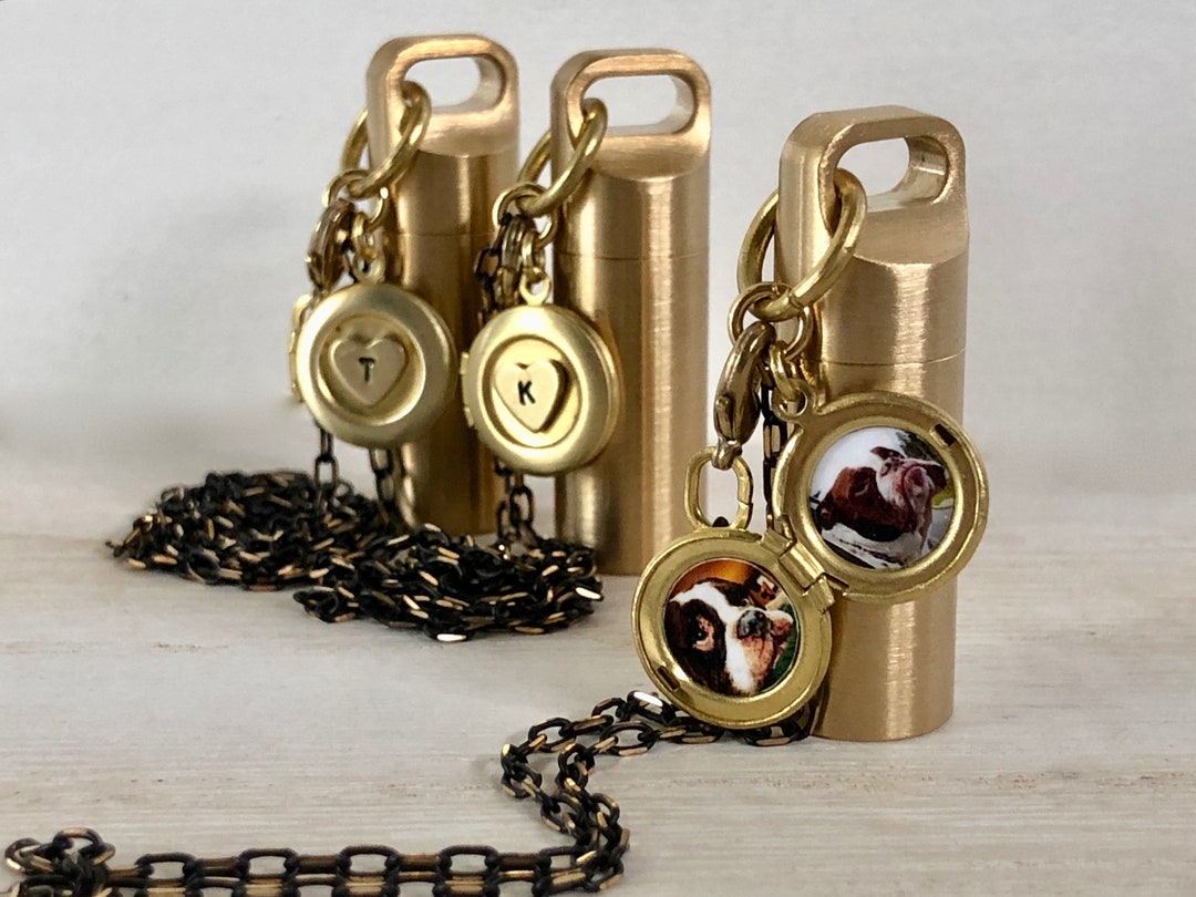 Cremation Keychain, Ashes Vessel With Photo Locket, Death of a Loved