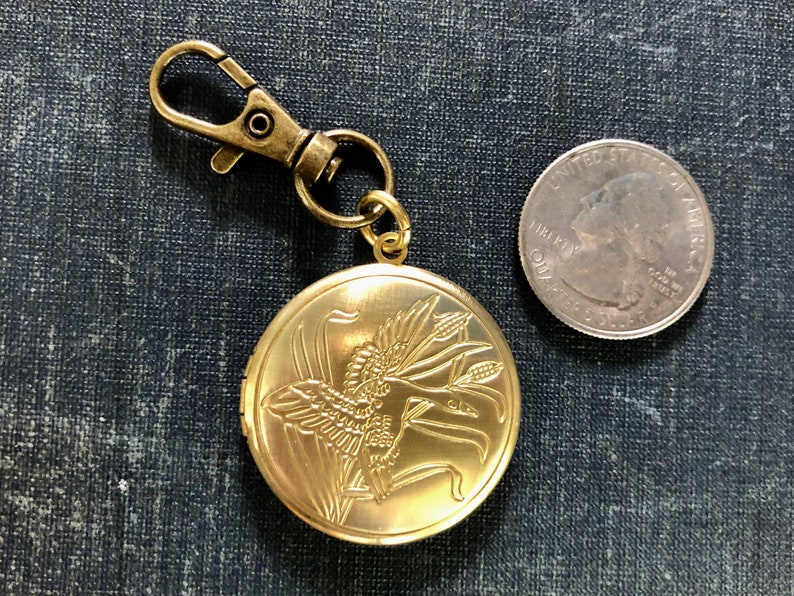 Men's Keychain Locket with Photos Masculine Locket Key Etsy