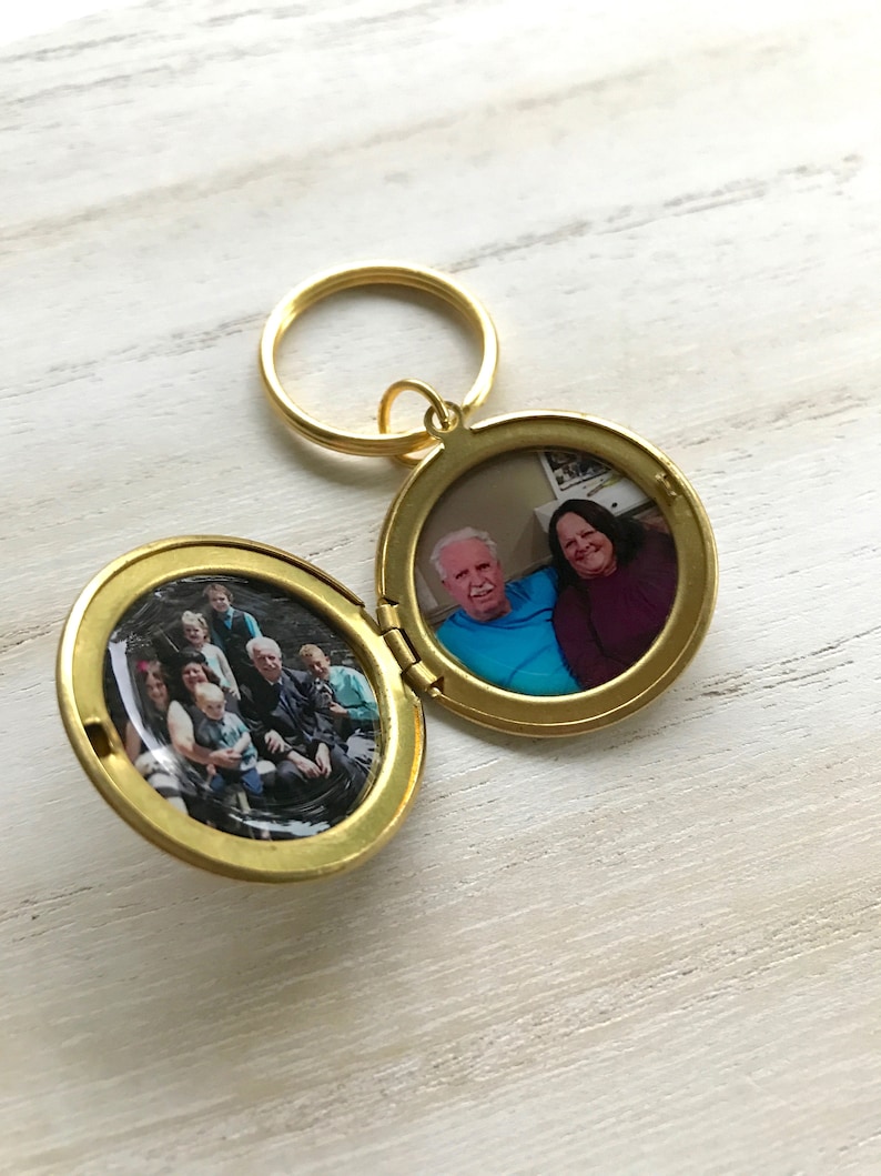 Änglavinge-minnesmedaljong med fotoalternativ bild 2