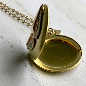 Änglavinge-minnesmedaljong med fotoalternativ bild 6