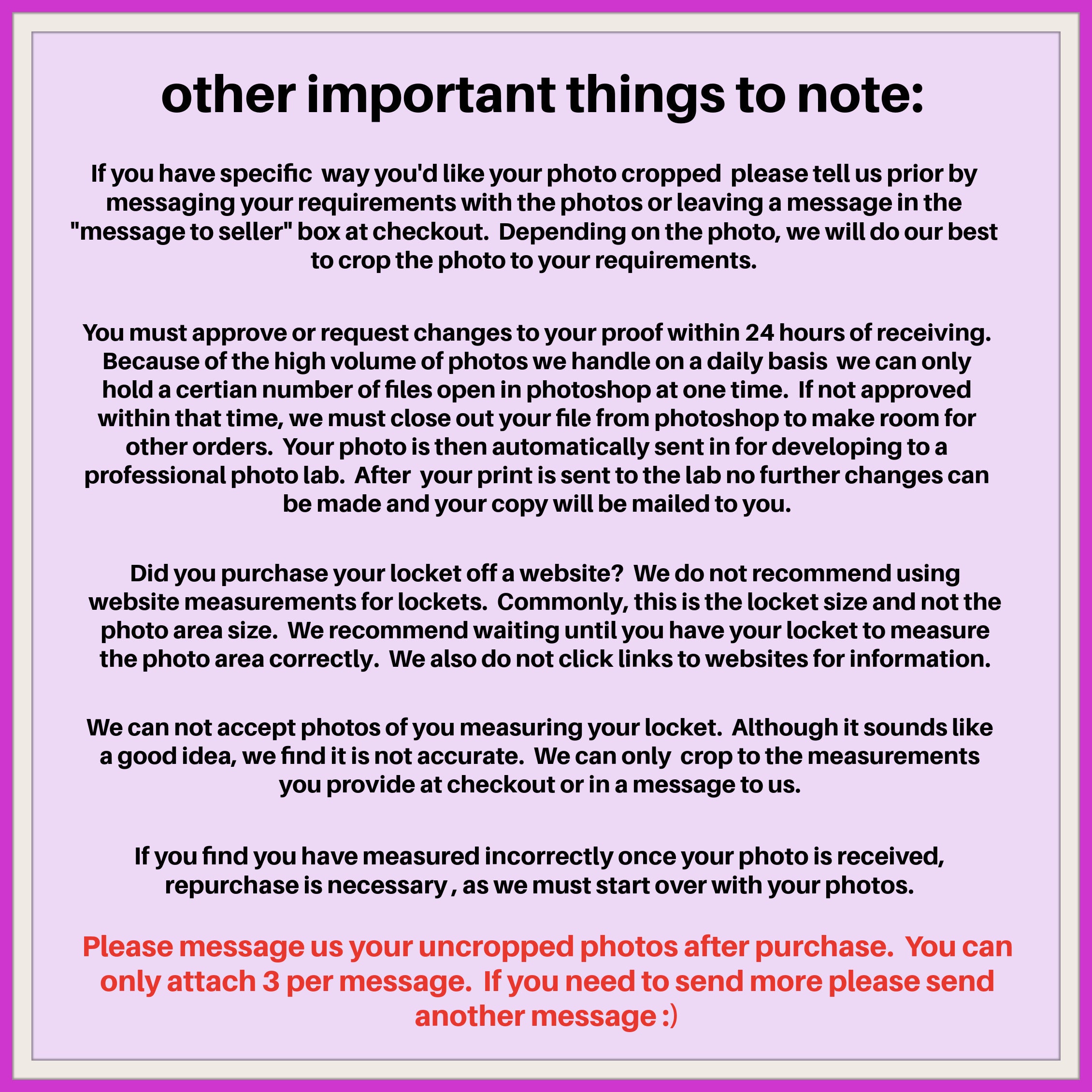 Sized Locket Photos Sizing Your Locket Photos Small Locket Etsy UK