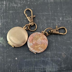 Llavero con medallón personalizado para hombre, regalo para el Día del Padre, medallón con foto personalizado, regalo para abuelo, regalo para hombre o esposo.