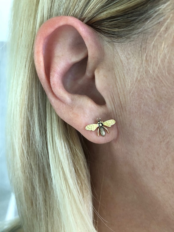 Gold earrings 2024 for grandma