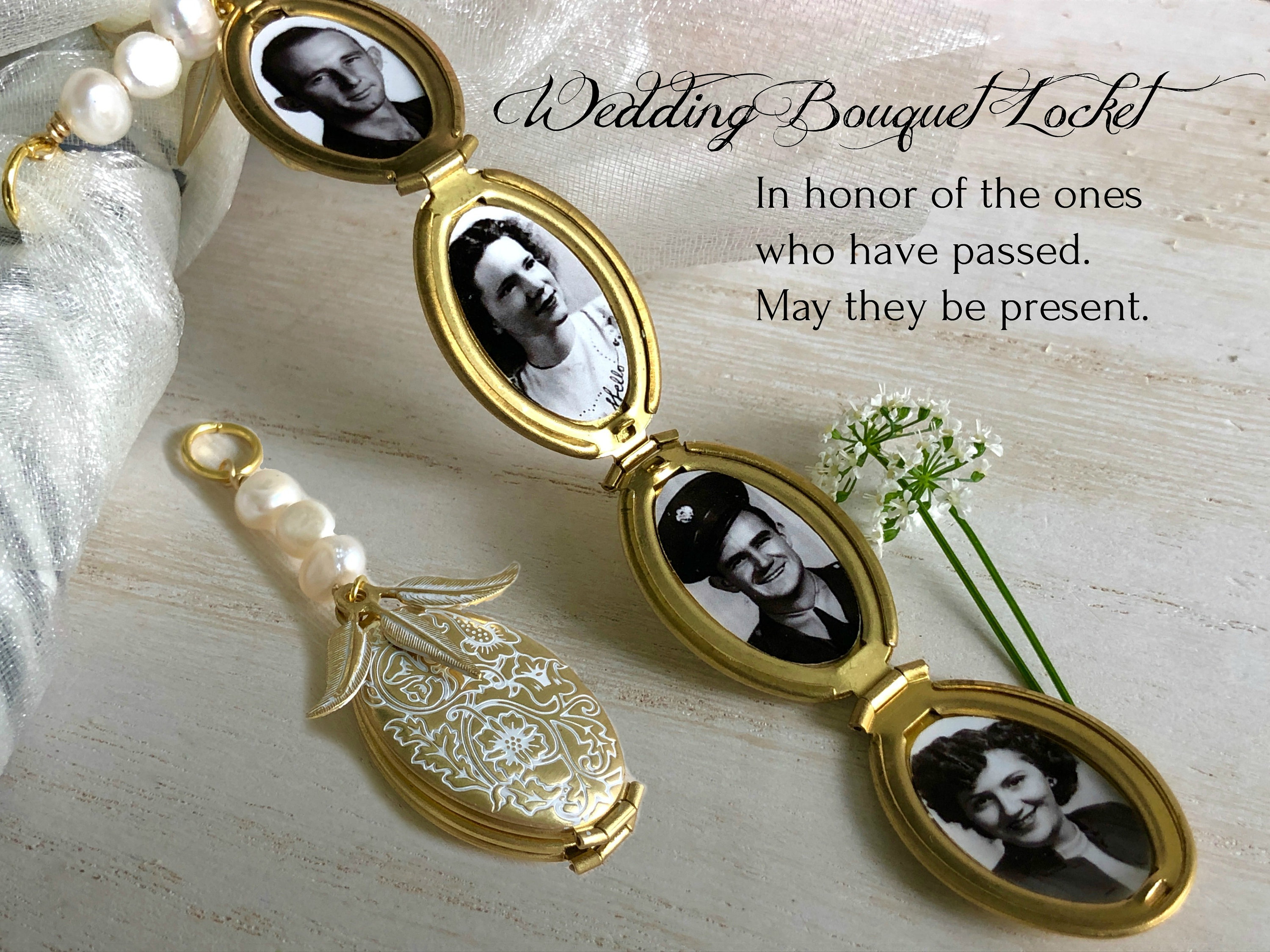 Gold cheap wedding locket