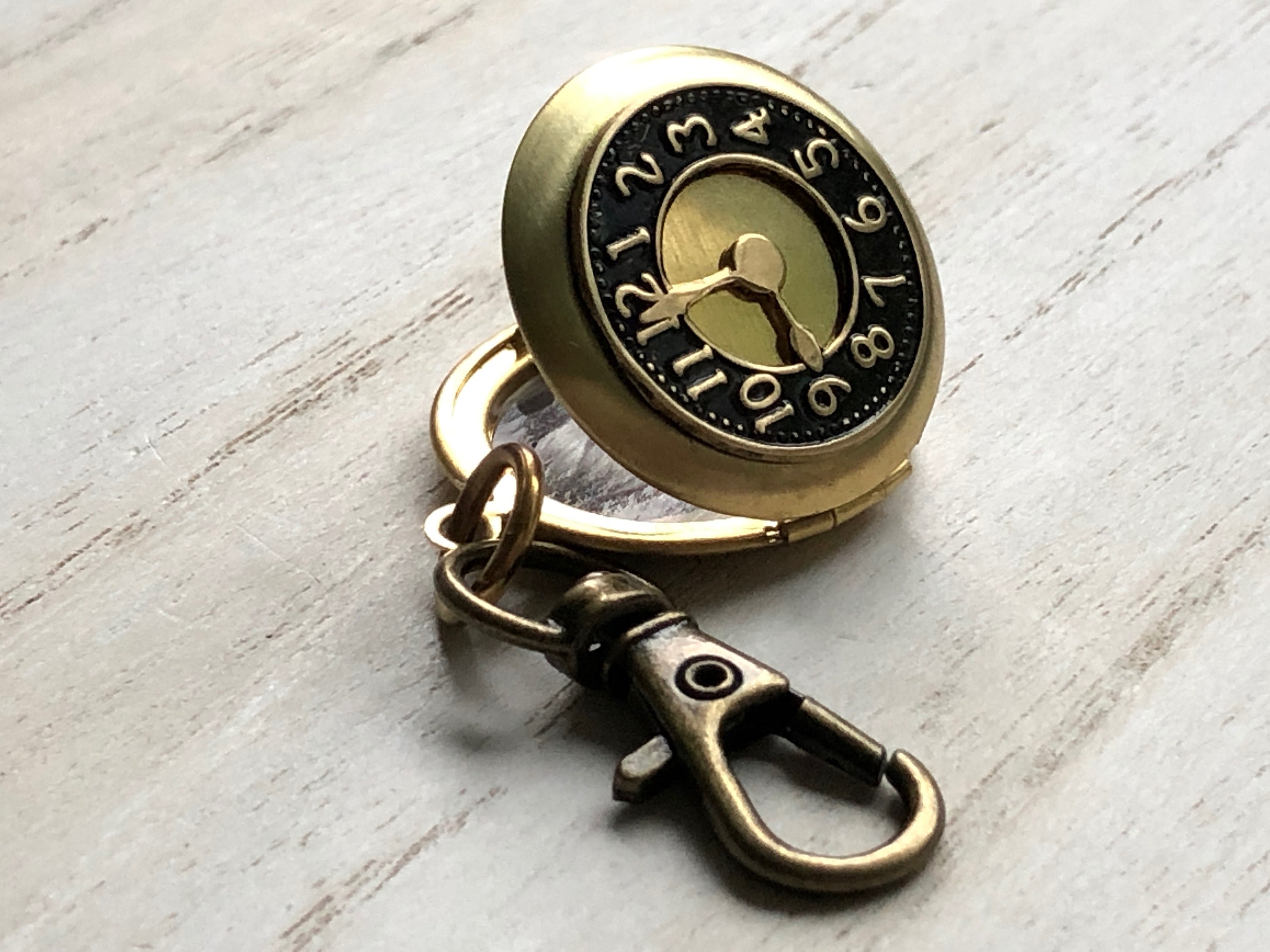Men's Locket Keychain Masculine Photo 