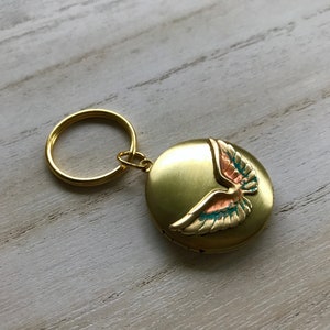 Änglavinge-minnesmedaljong med fotoalternativ bild 8
