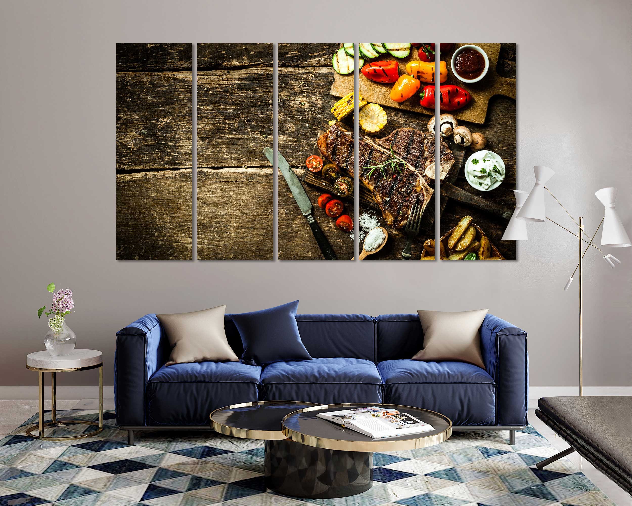 Kitchen Photo Art on Canvas Cooking Art Painting Decor Spice Etsy UK