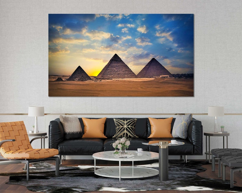 Pyramids of Egypt Popular Decor for Home Architecture of - Etsy