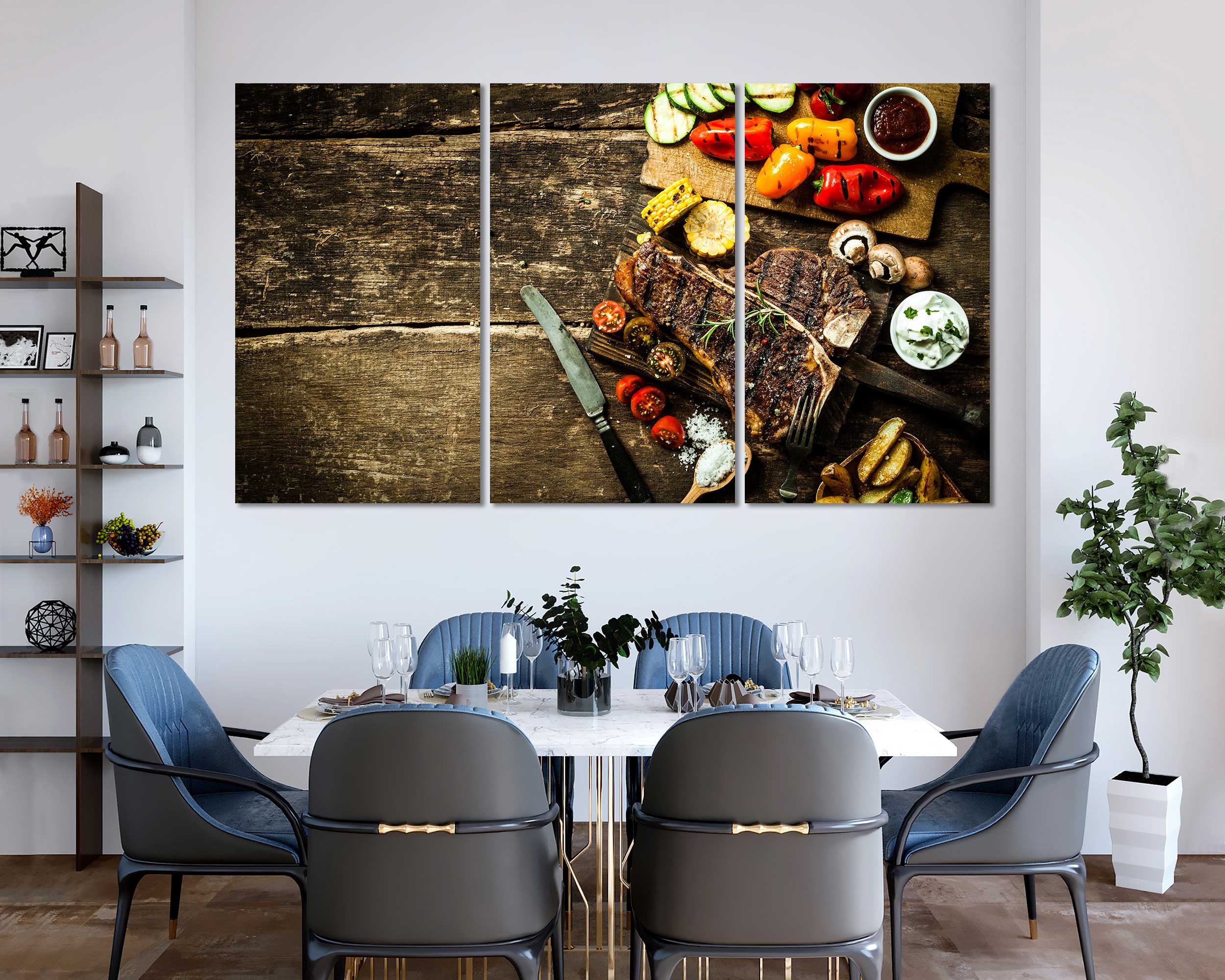 Kitchen Photo Art on Canvas Cooking Art Painting Decor Spice Etsy UK
