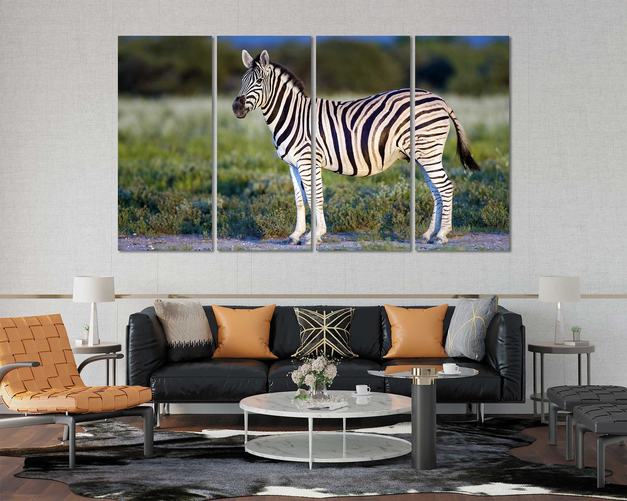 Zebra wall art online