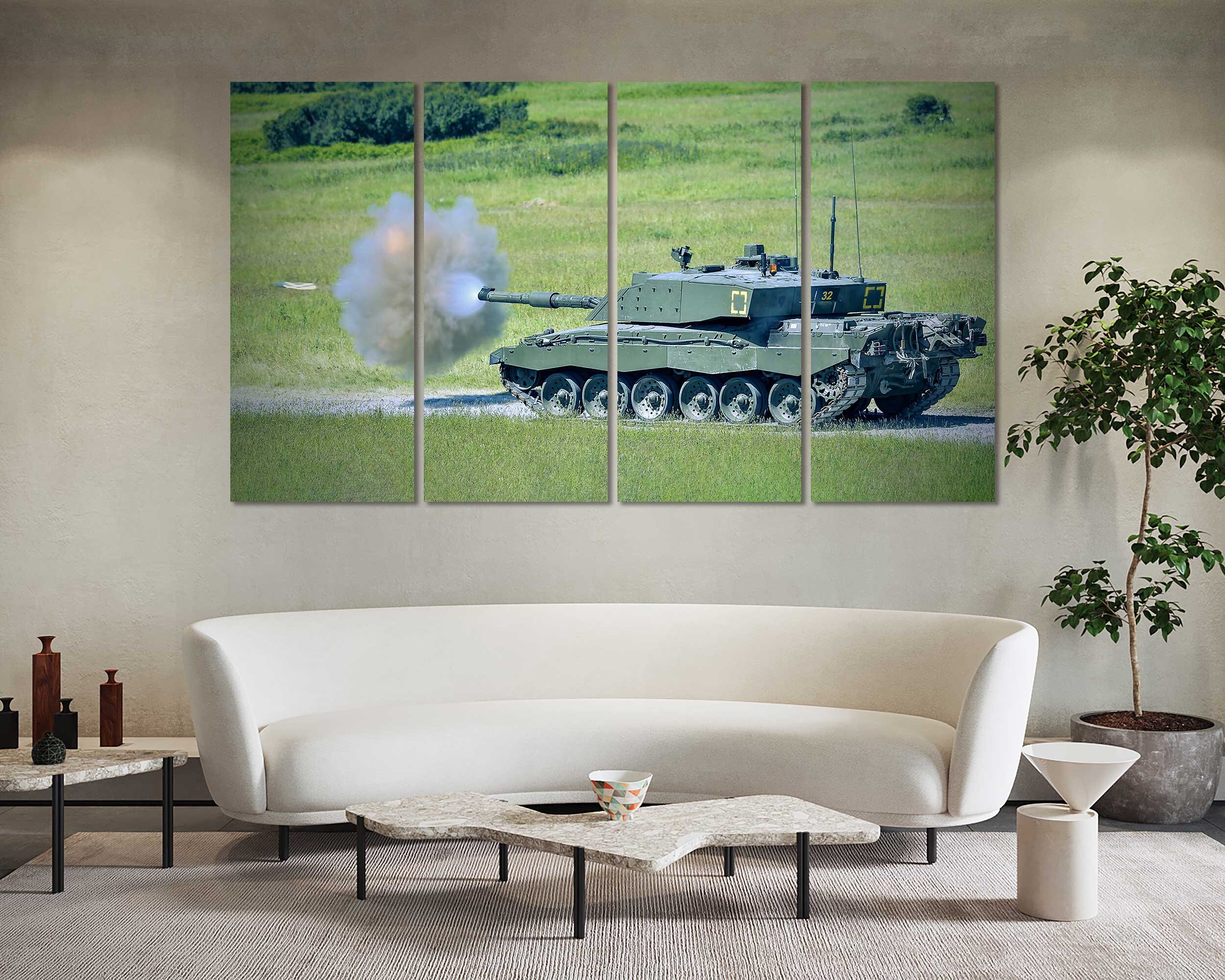 Tank Shot Great Decor for Home Tanks on Battlefield Pictures - Etsy