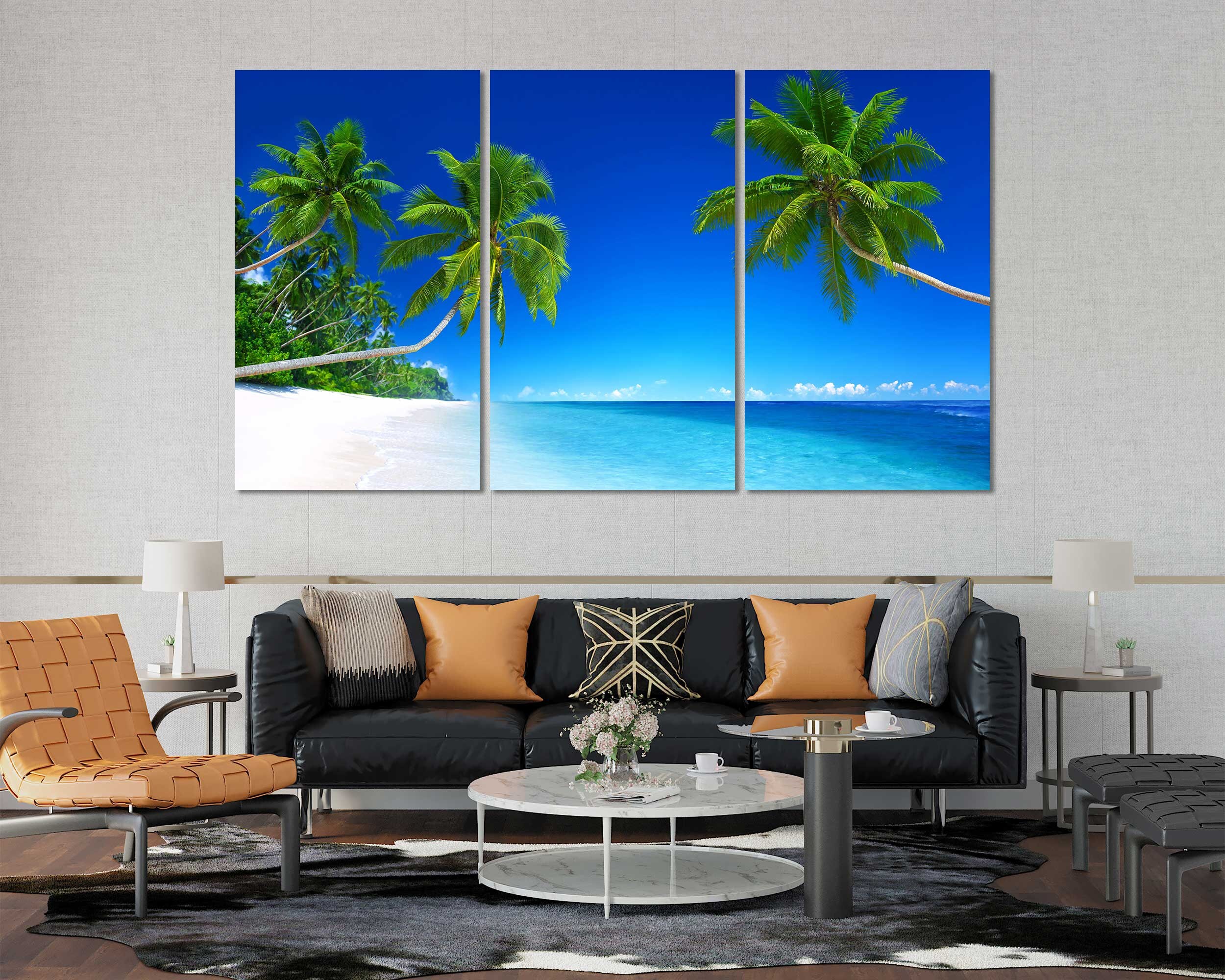 Tropical Beach Decor for Interior Home Tropical Beach Print Etsy UK