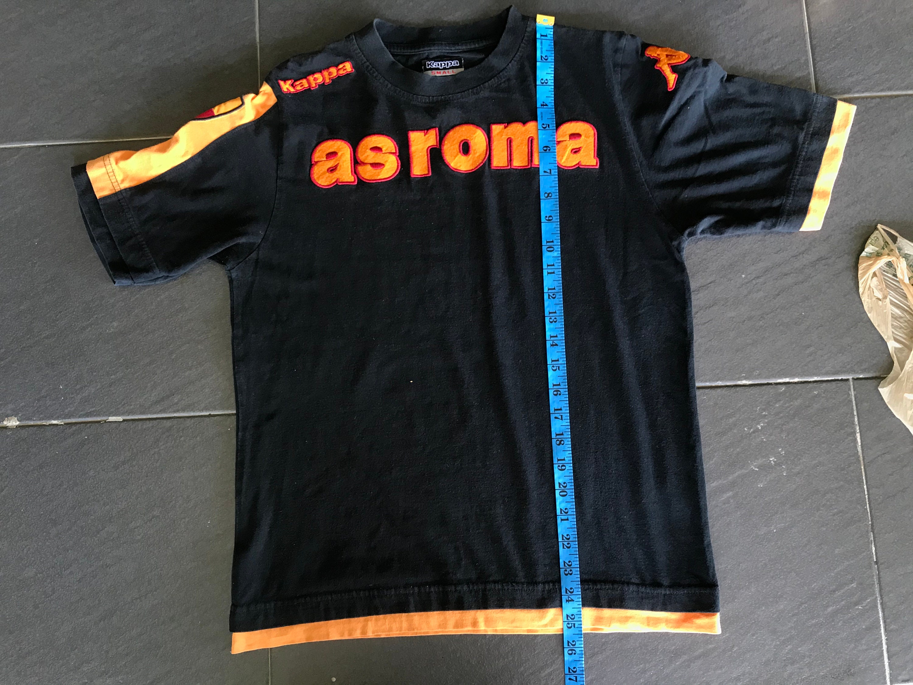 Elemental oversøisk galdeblæren Vintage Kappa AS Roma Football Italy League T Shirt - Etsy