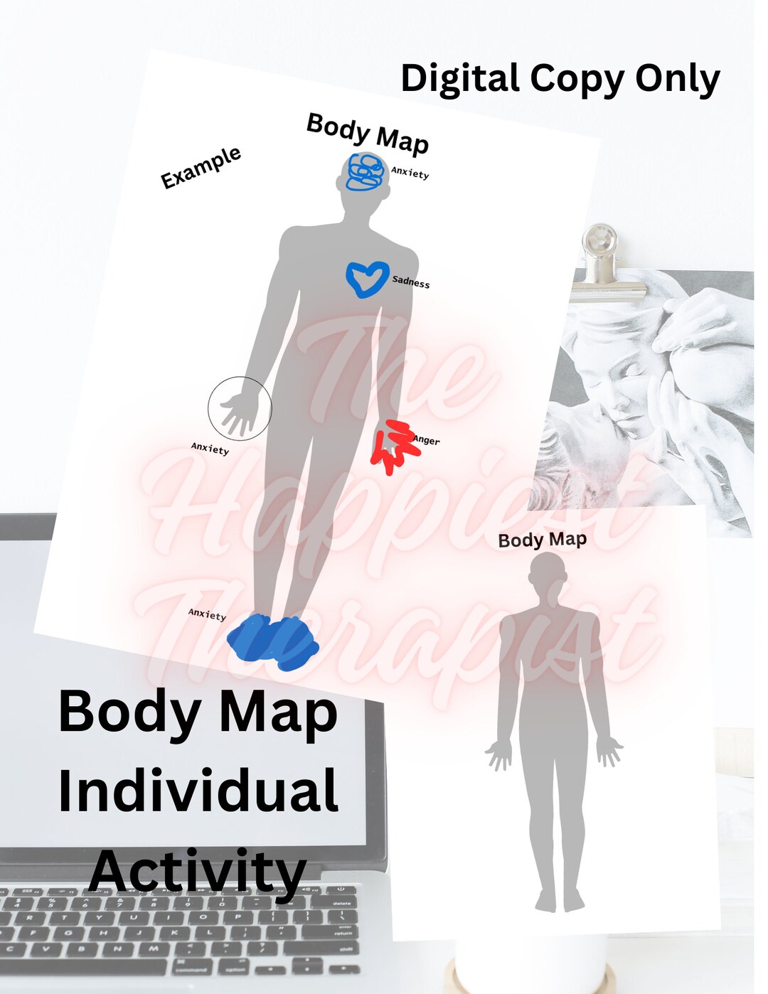 Body Map Individual Therapy Activity - Etsy