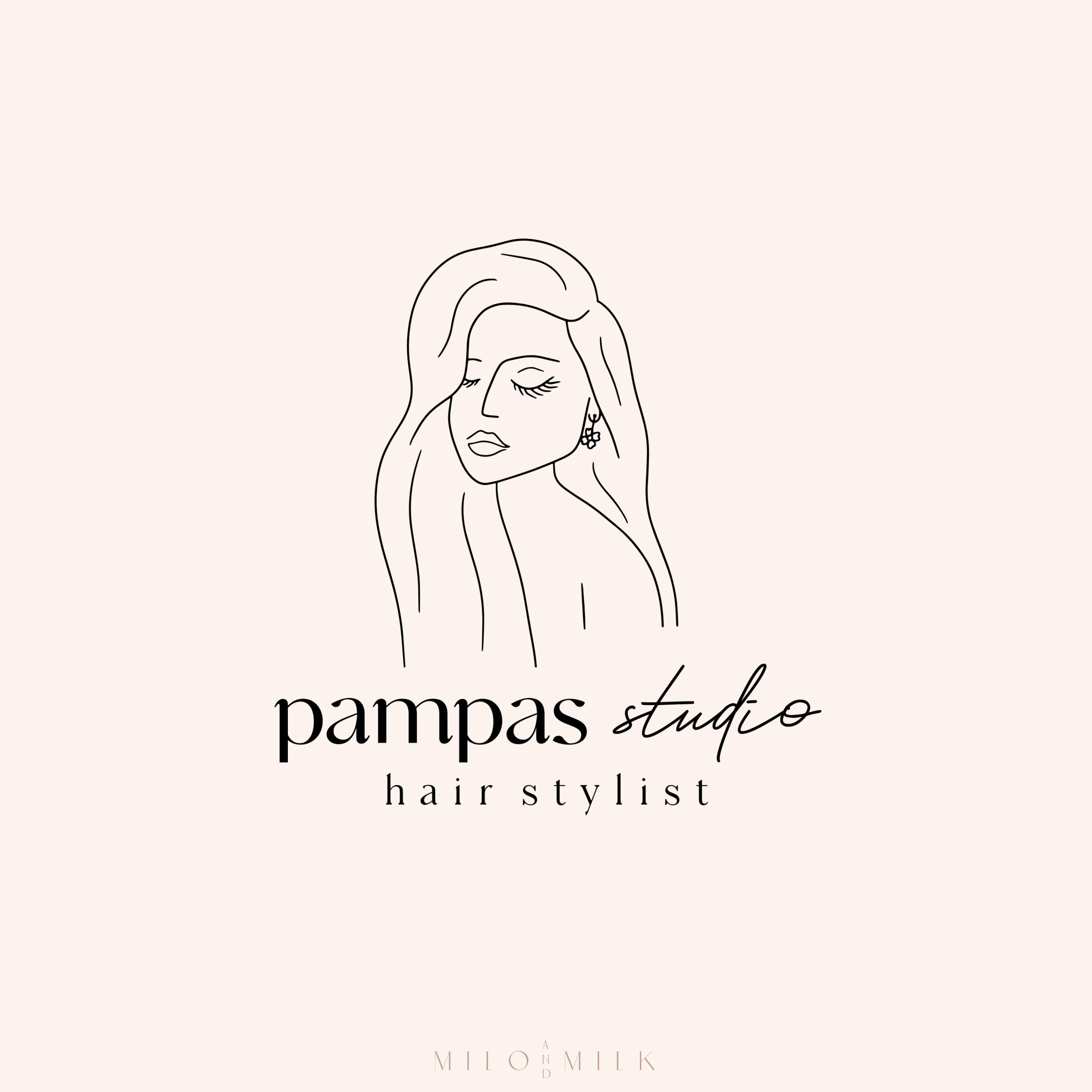 Female Minimal Face Logo Hair Salon Logo Beauty Logo - Etsy Female Minimal Face Logo Hair Salon Logo Beauty Logo - Etsy