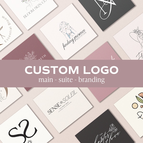 Custom Logo Design, Hand Drawn Logo Design, Custom Branding Logo, Branding Package, Personalised Logo, Minimalist Logo, Commission Logo