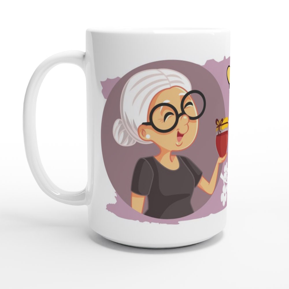 Grande Mug Blanche - Happy Mother's Day Granny