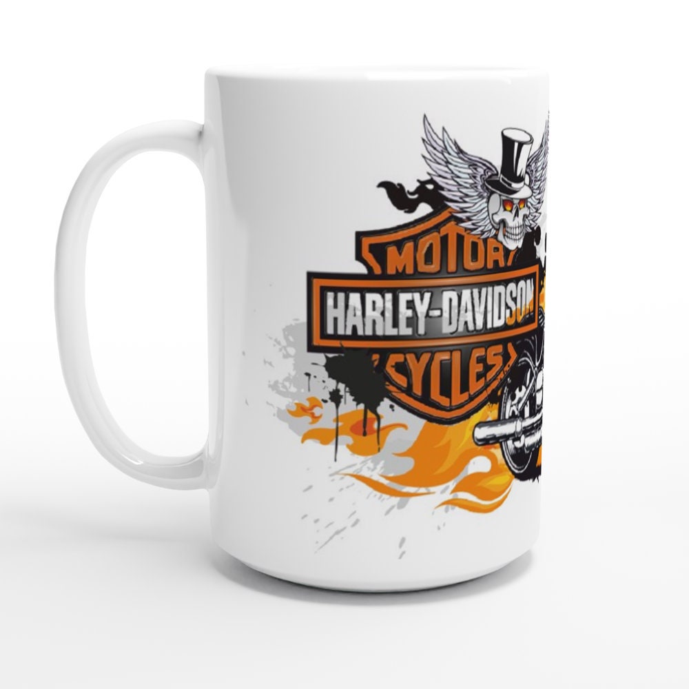 Grande Mug Blanche - Harley 2