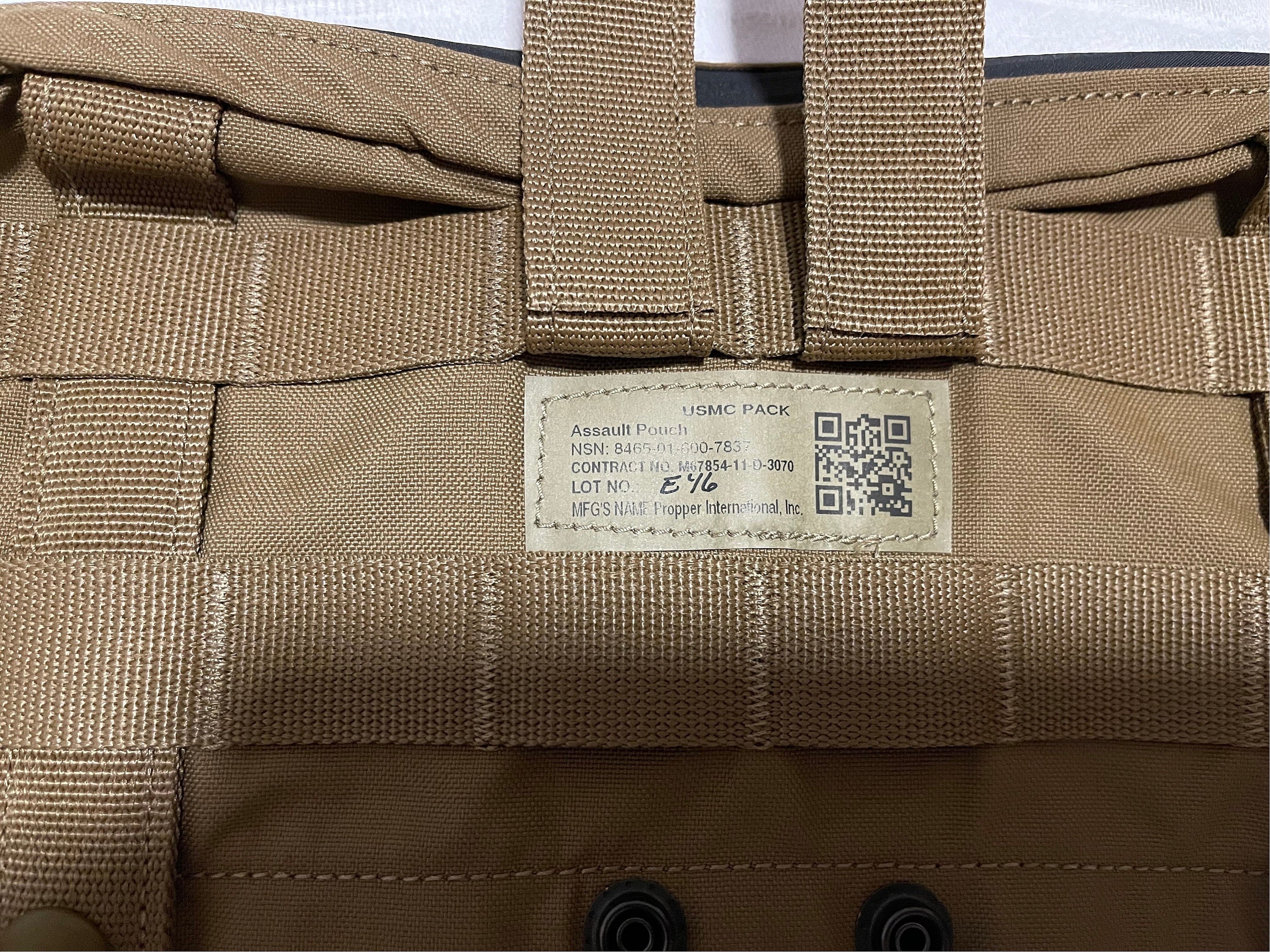 New Eagle/ Propper Ind. USMC Filbe Assault Pouch Coyote