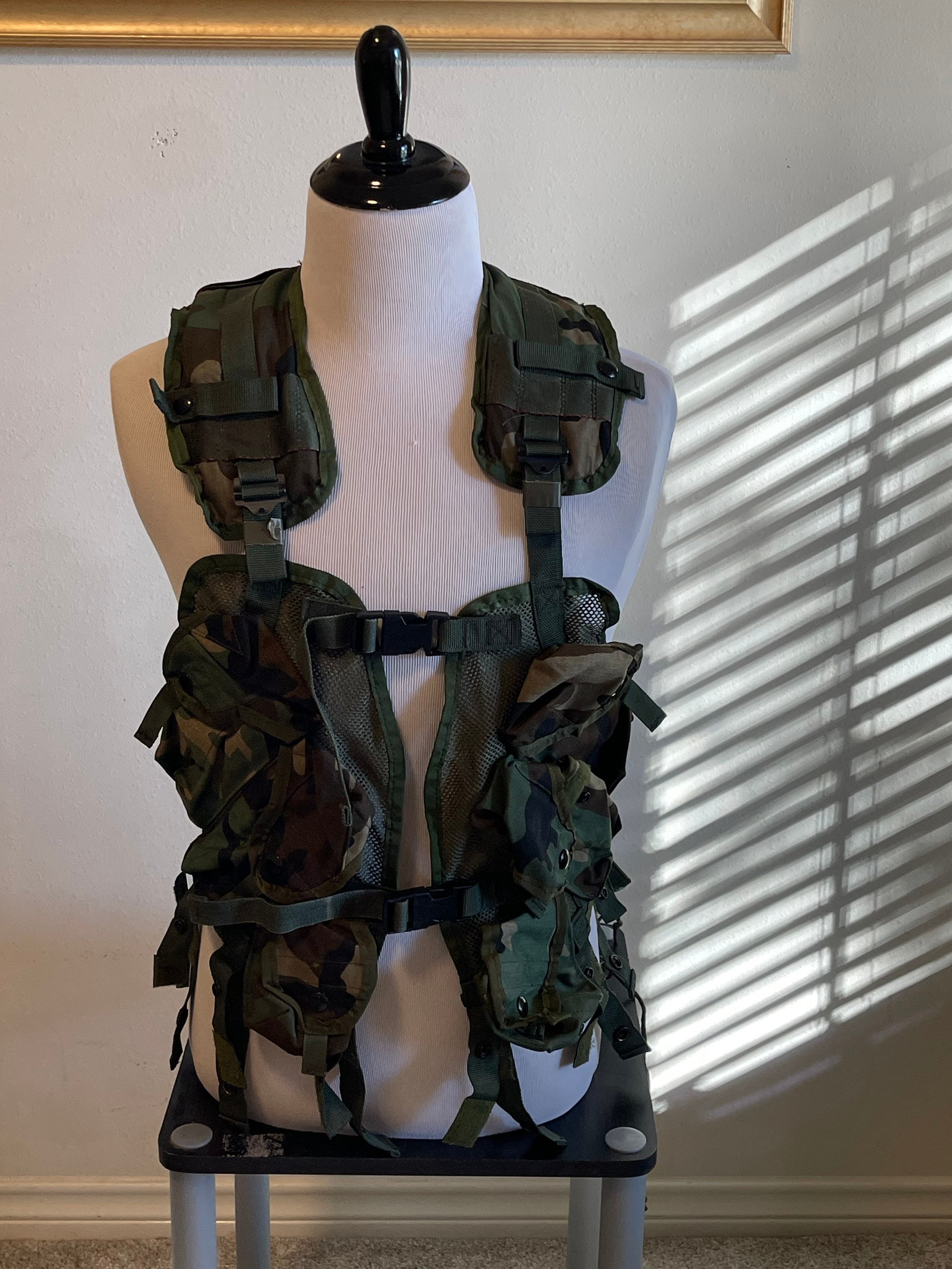 Genuine US Military Vintage Camouflage Tactical Load Bearing - Etsy