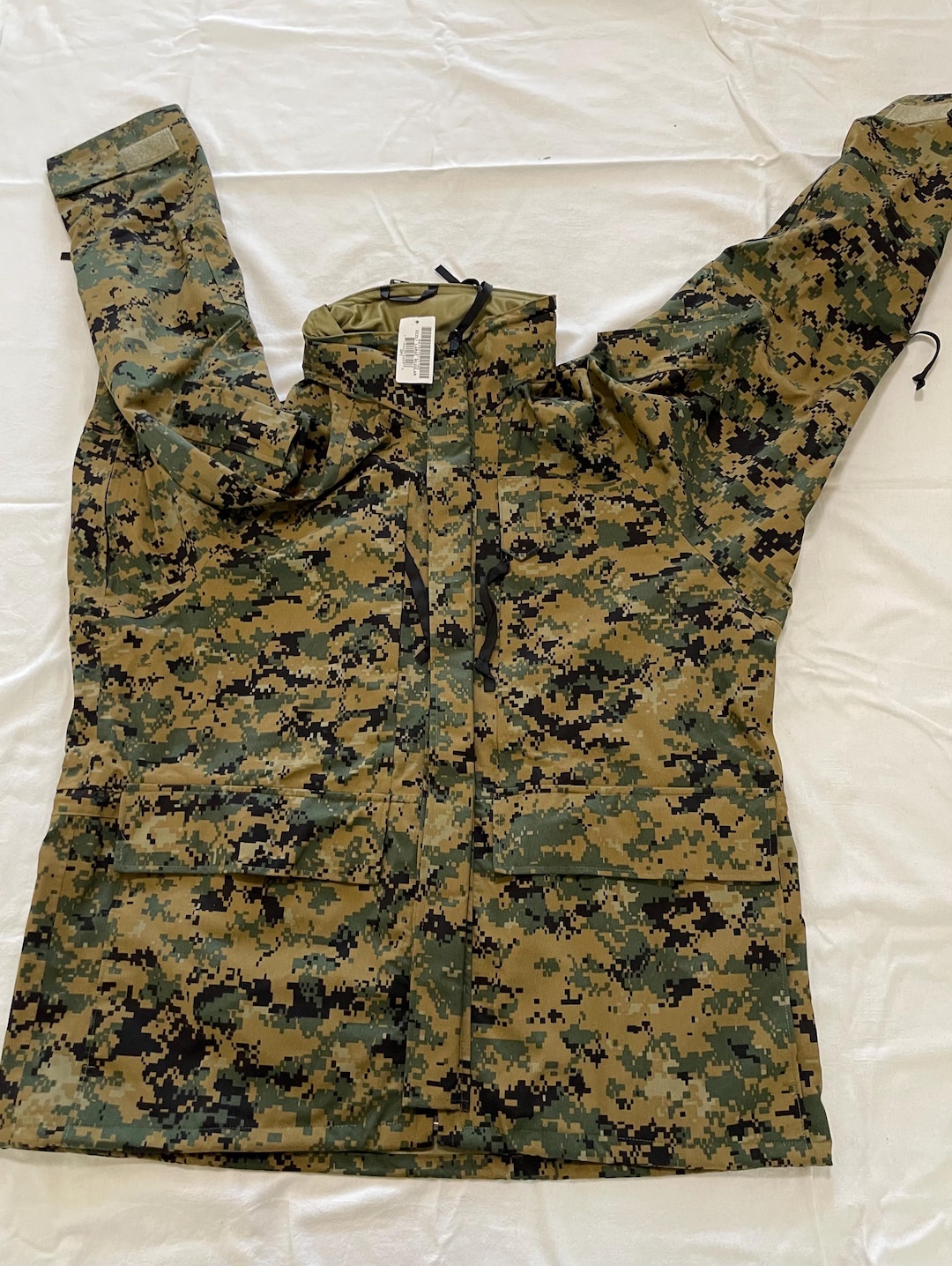 Genuine USMC Woodland Marpat Digital ECW Goretex Marine Jacket
