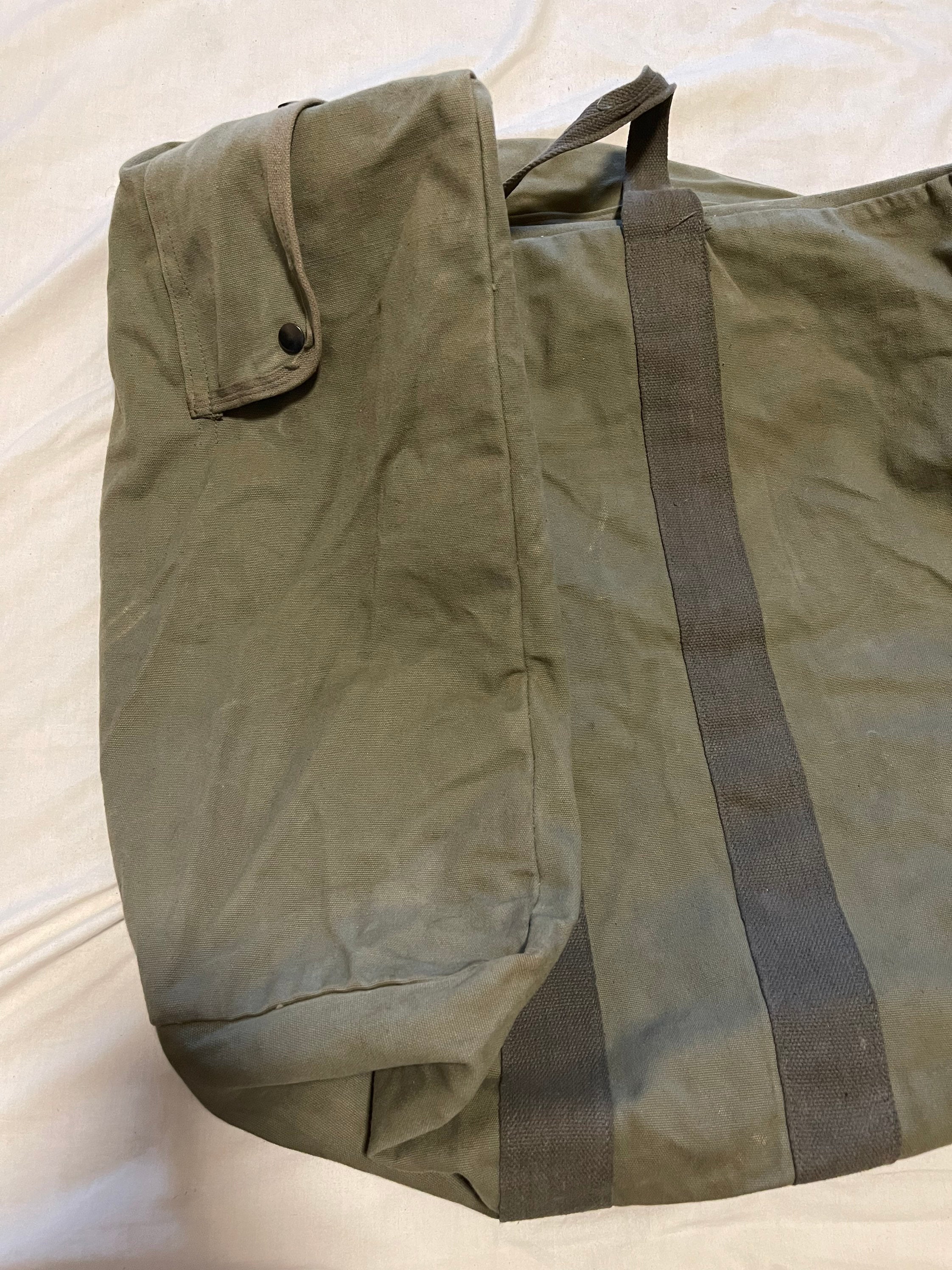 Genuine US Military Air Force Vintage Flyers Canvas Parachute