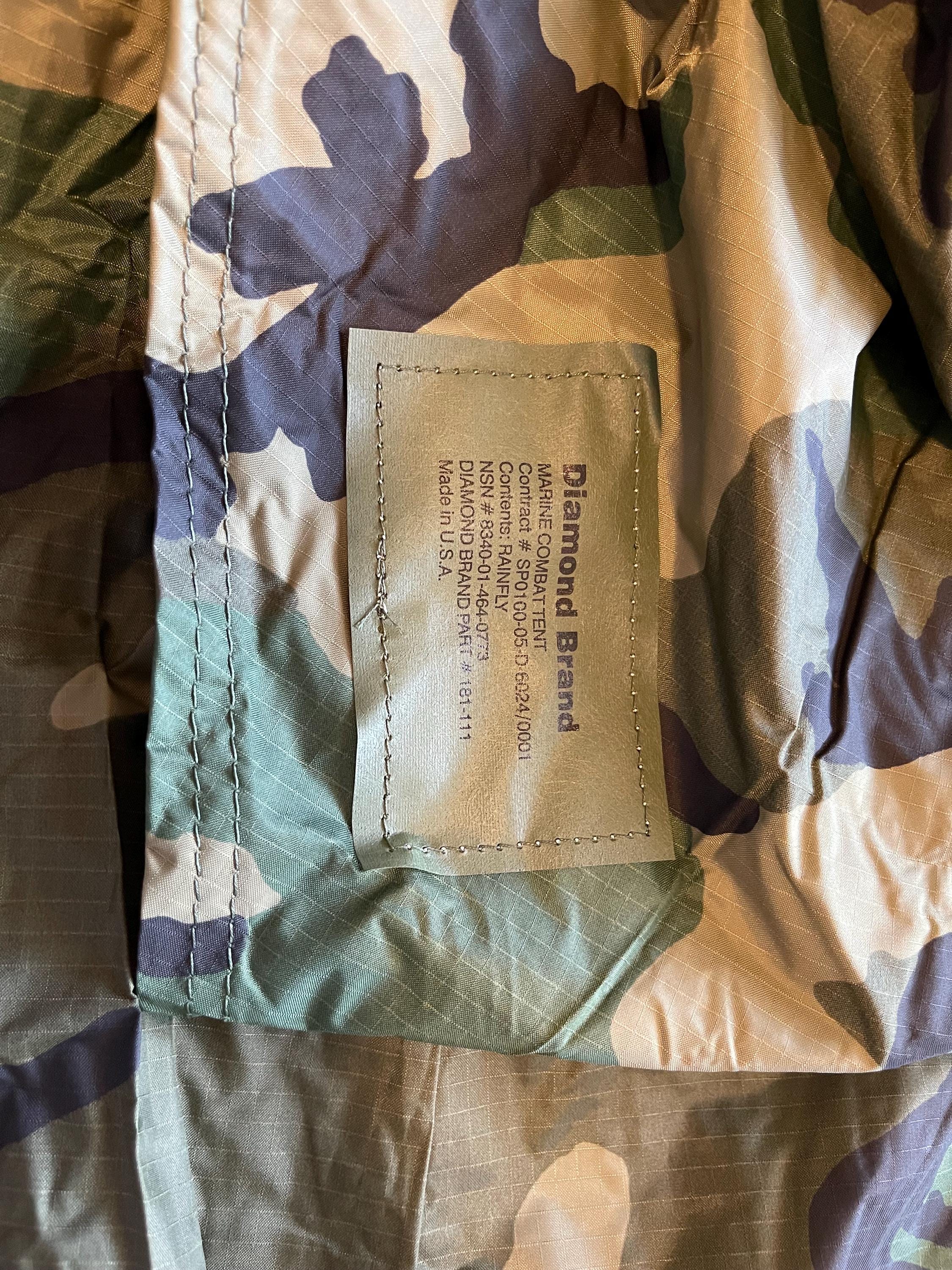 thumbnail image 2 of USMC 2-Man Military Combat Shelter Tent – Woodland 4 Season, Genuine Issue (NSN 8340-01-452-5919) 2 of 6