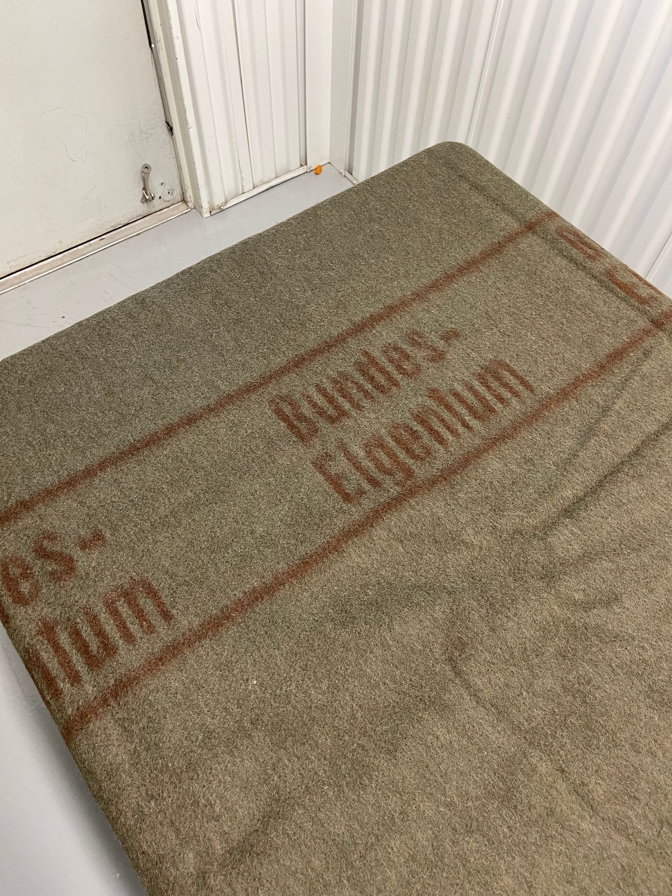 Genuine Vintage West German Army “bundes- Eugenio” 100% Pure Wool