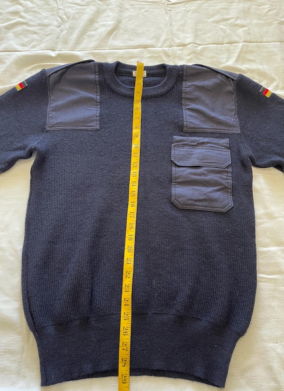 Original Bundeswehr Rollkragenpullover -Kommando-Jumper Blau