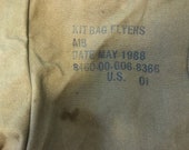 新版 Vintage Genuine USAF Heavy Kit Flyers Green Sage Canvas Duty 個人装備