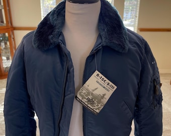 ALPHA Vintage B‐15C Made in USA 復刻版 ネイビー アルファ社 1990