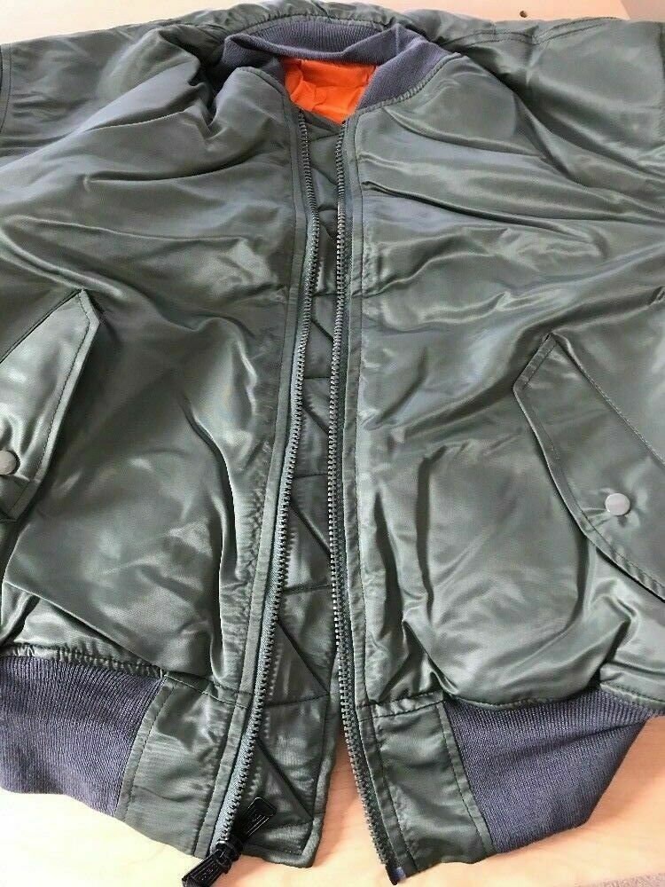 USAF MA-1 Green Vintage Flight Jacket by Greenbrier Mnfg New