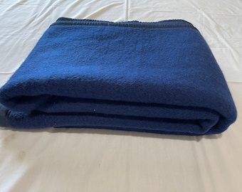 Chinees leger extreem koud weer zwaargewicht deken marineblauw/koningsblauw, nieuwstaat.