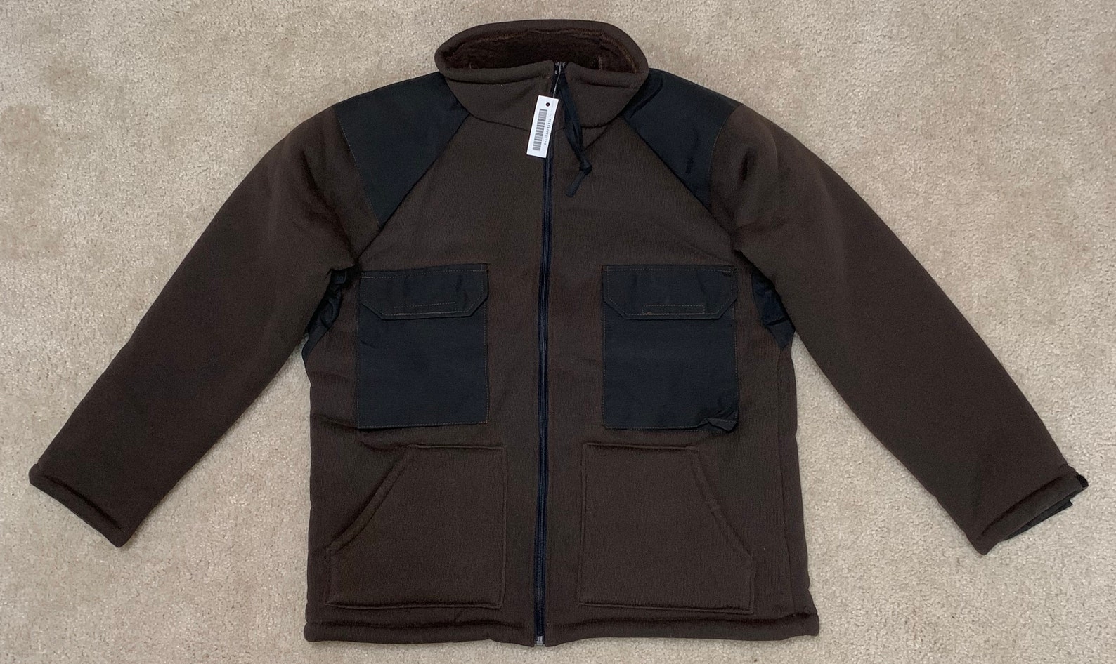 US GI Military Cold Weather Brown Bear Fleece Jacket Brand Etsy