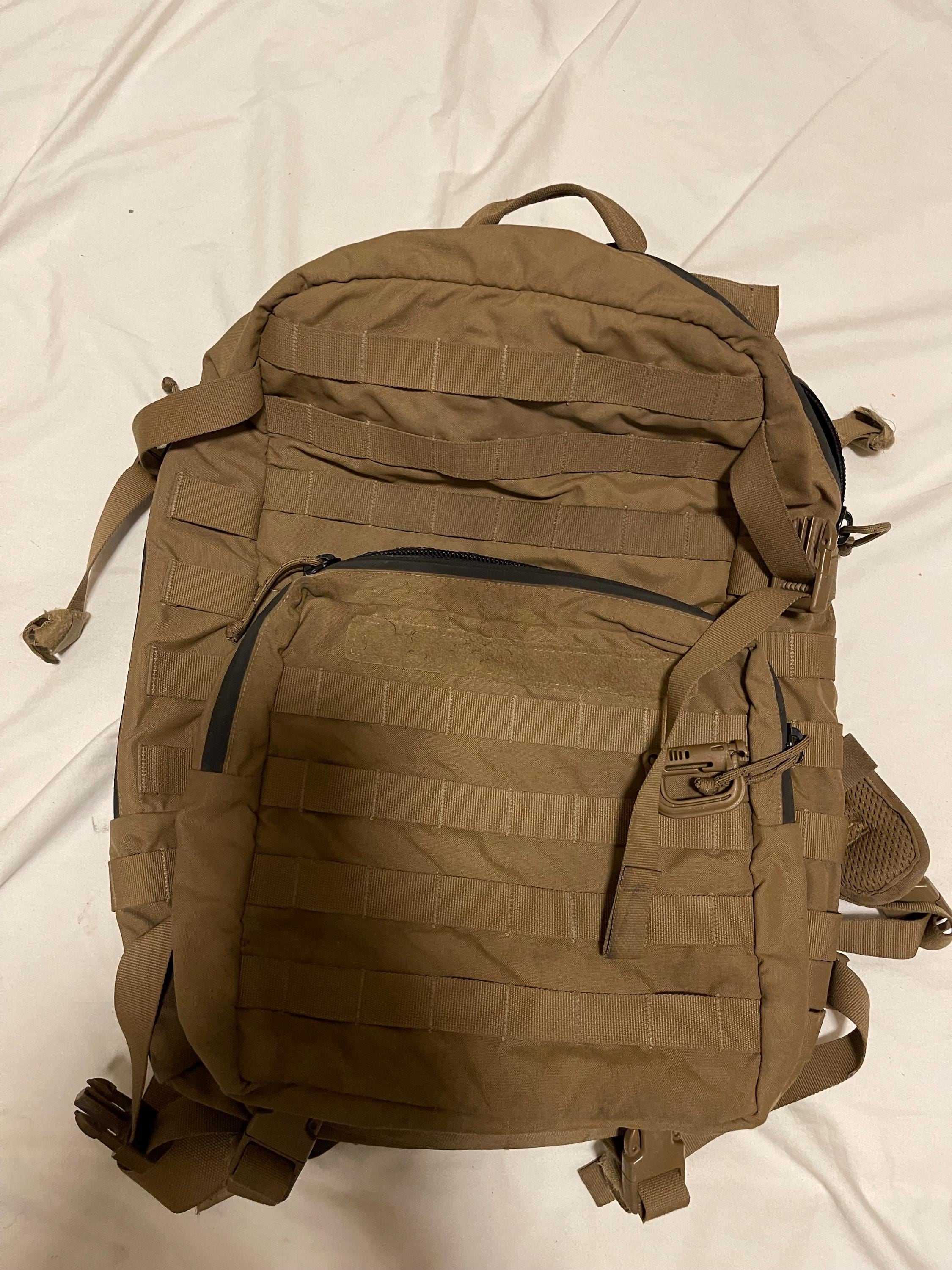 Genuine USMC Filbe Assault Pack US GI 3 Day System Coyote Bugout