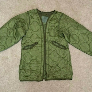 Parka USGI Night Desert con forro para clima frío, tallas pequeña y mediana.