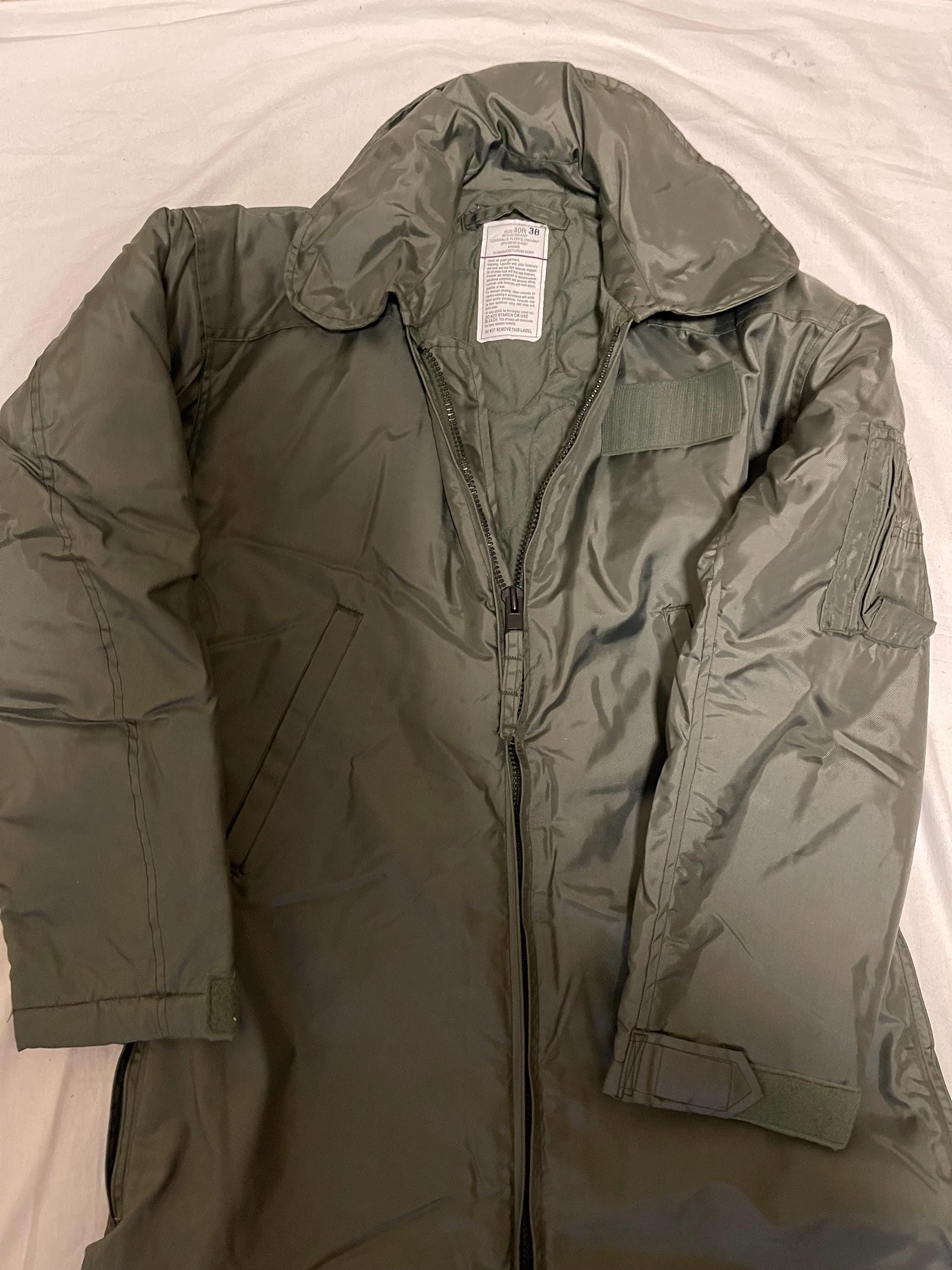 USAF Military Nomex Flight Suit Coveralls Flyers 52long CWU-64P