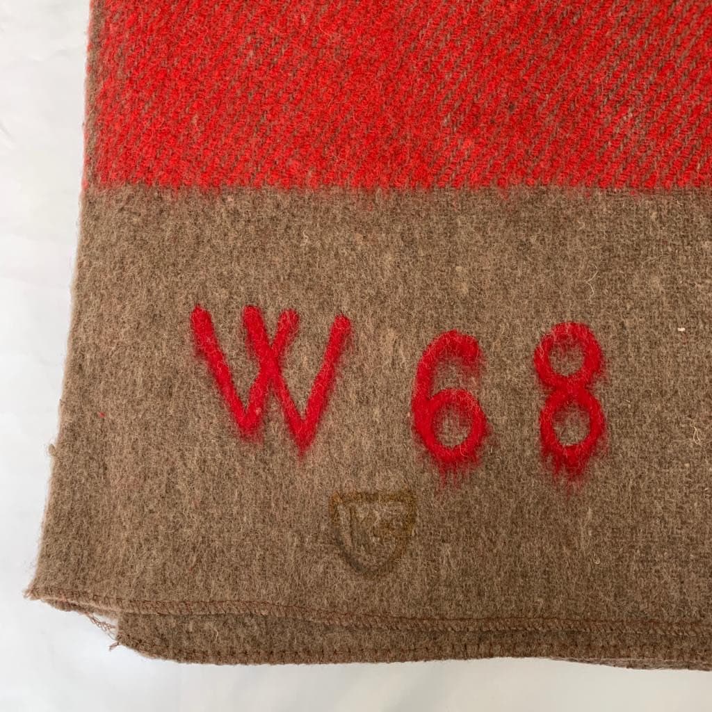 Genuine Swiss Army Vintage Pure Wool Blanket Etsy