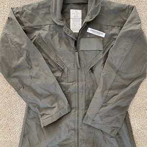 US military Flyers coveralls CWU 27P Nomex Fire Resistant sage green new w/ tag