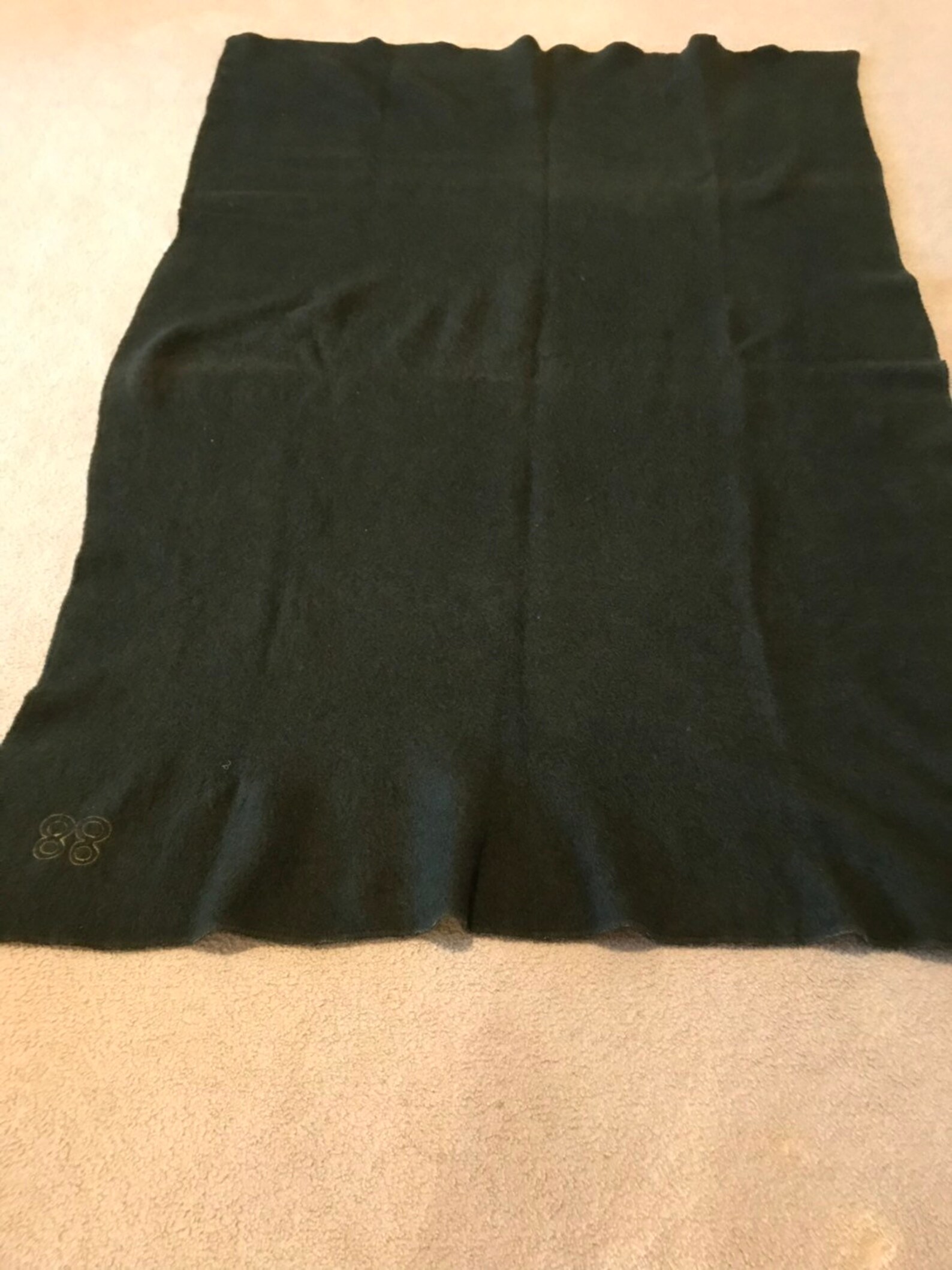 Genuine French Military Vintage Wool Blanket green Used Etsy