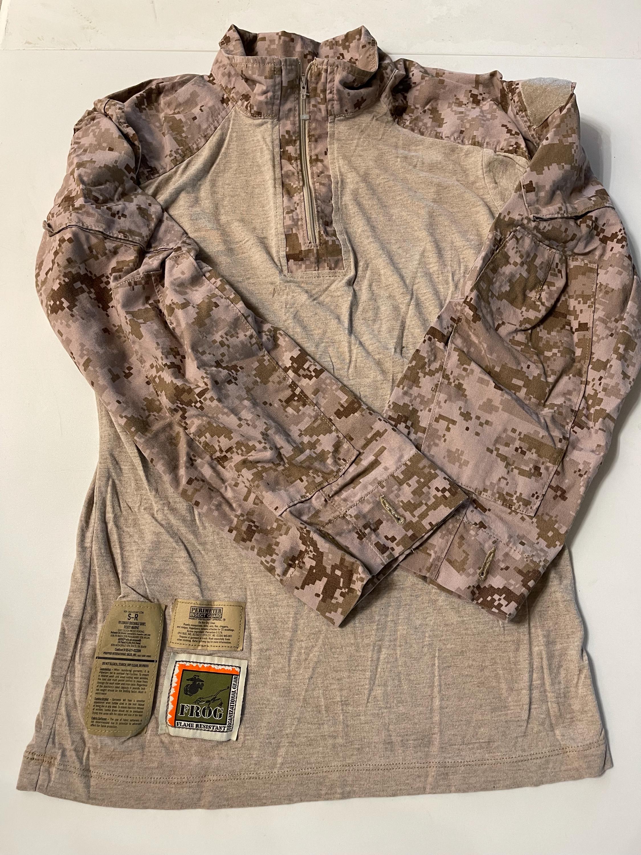 US Military Usmc Desert Combat Digital Desert Insect Guard FROG