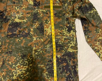 本物のヴィンテージドイツ軍フレックトラン パーカー ドイツ連邦軍迷彩