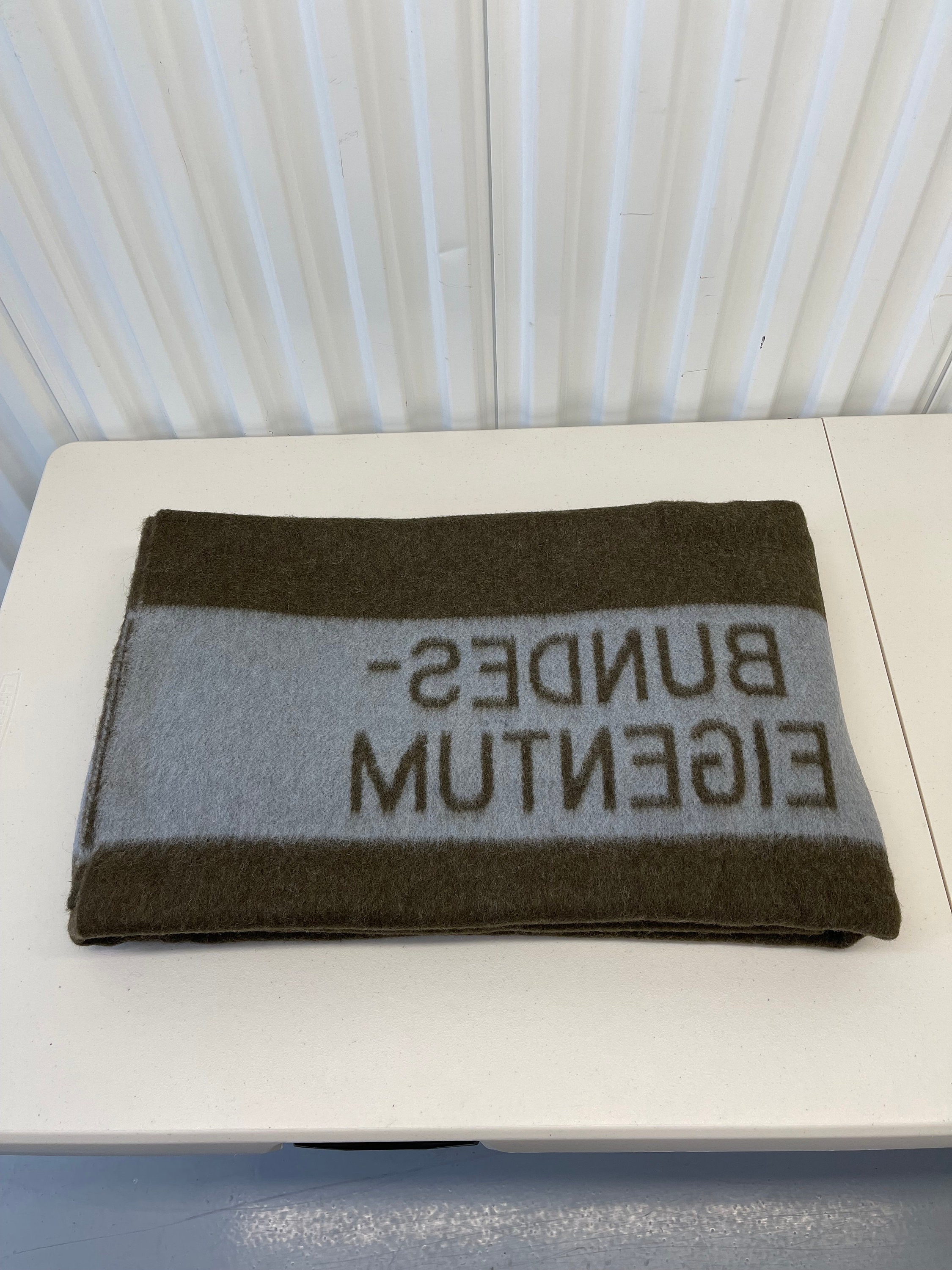Genuine Vintage West German Army “bundes- Eugenio” 100% Pure Wool